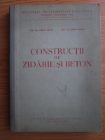 Virgil Focsa, Adrian Radu - Constructii de zidarie si beton. Volumul 3: Planse, acoperisuri, scari