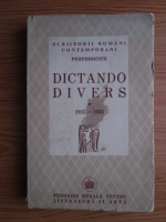 Perpessicius - Dictando divers 1925-1933 (1940)