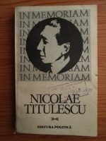 Ion Grecescu - In memoriam Nicolae Titulescu