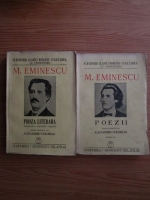 Mihai Eminescu - Proza literara. Poezii (2 volume, 1942)