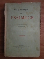 Gherasim Timus - Note si meditatiuni asupra Psalmilor (volumul 2, 1896)