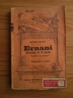 Anticariat: Victor Hugo - Ernani. Drama in 5 acte (1924)