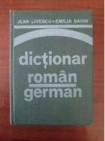 Jean Livescu - Dictionar Roman-German