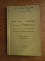 Vasile Marghescu - Functiunea economica a statului contemporan (1941)