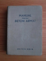 Cristea Niculescu - Manual pentru beton armat (1948)