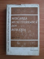 Florea Dragne, Clara Cusnir-Mihailovici, Gheorghe Unc - Miscarea muncitoreasca din Romania 1916-1921