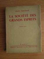 Paul Souday - La societe des grands esprits (1929)