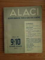 Alaci. Revista lunara de studii si cercetari economice, anul 13, nr.9-10, 1942