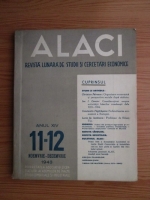 Alaci. Revista lunara de studii si cercetari economice, anul 14, nr. 11-12, 1943