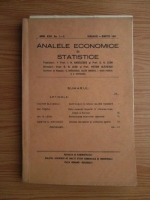 Analele economice si statistice, anul 24, nr. 1-3, 1941