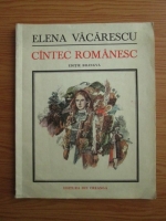 Anticariat: Elena Vacarescu - Cantec romanesc (editie bilingva)