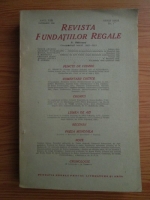 Revista Fundatiilor Regale. Anul 13, nr. 1, 1946
