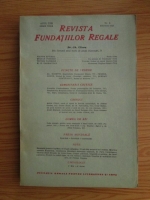 Revista fundatiilor regale. Anul 13, nr. 8, 1946