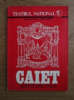 Anticariat: Teatrul National, stagiunea 1982-1983. Caiet, editie speciala
