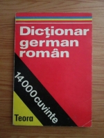 Anticariat: Dictionar german-roman 14.000 cuvinte 