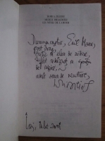 Horia Zilieru - Muzele dragostei. Les muses de l amour (editie bilingva, cu autograful autorului si o fotografie semnata)