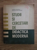 R. S. Barbuleanu - Studii si cercetari de didactica moderna