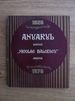 Anuarul liceului Nicolae Balcescu- Craiova