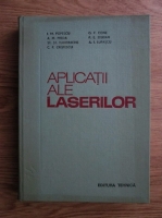 Anticariat: I. M. Popescu, G. F. Cone, A. M. Preda - Aplicatii ale laserilor 