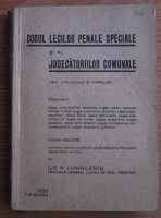 Ilie N. Lungulescu - Codul legilor penale speciale