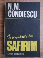 Anticariat: N. M. Condiescu - Insemnarile lui Safirim
