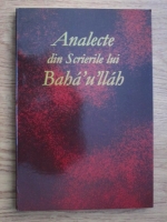 Anticariat: Analecte din scrierile lui Baha u llah