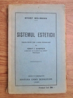 Ernst Meumann - Sistemul esteticii (1926)