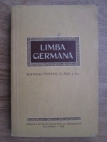 Limba germana, manual pentru clasa a X-a