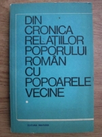 Din cronica relatiilor poporului roman cu popoarele vecine