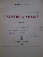 Mihai Stanescu - Launtrica vioara (cu autograful autorului)
