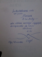 Virgil Mihaiu - Incantari si descantari clujene (cu autograful autorului)