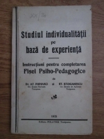 At. Popovici, Stefan Stoicanescu - Studiul individualitatii pe baza de experienta