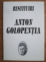 Anticariat: Anton Golopentia - Restituiri