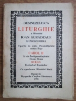 Dumnezeiasca Liturghie a Sfantului Ioan Gura de Aur si proscomidia (1938)
