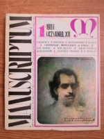 Anticariat: Revista Manuscriptum (nr. 1, 1981) 