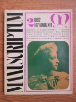 Anticariat: Revista Manuscriptum (nr. 2, 1982) 