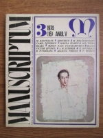Revista Manuscriptum (nr. 3, 1974) 