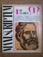 Anticariat: Revista Manuscriptum (nr. 4, 1975) 