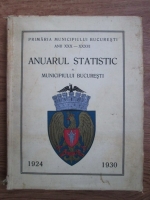 Anuarul statistic al municipiului Bucuresti 1924-1930