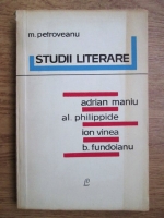 Mihail Petroveanu - Studii literare