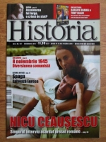 Revista Historia anul X, nr. 107, noiembrie 2010