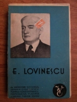 Serban Cioculescu, Pompiliu Constantinescu - E. Lovinescu, 4 planse in afara de text