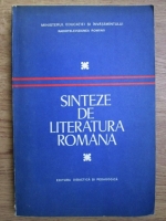 Sinteze de literatura romana pentru anii I-IV liceu si pentru examenul de bacalaureat