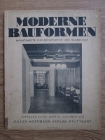 Moderne Bauformen. Monatshefte fur Architektur und Raumkunst. Nr. 10, octombrie 1935