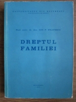 Ion P. Filipescu - Dreptul familiei