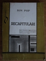 Ion Pop - Recapitulari