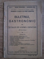 Iosef Demeter - Buletinul gastronomic al scoalei de ucinici ospatari, nr. 2, decembrie 1934