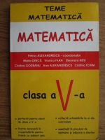 Petrus Alexandrescu - Matematica, clasa a V-a