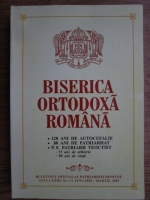 Biserica Ortodoxa Romana. Buletin oficial al patriarhiei romane. Anul CXXIII nr. 1-3 Ianuarie - Martie 2005 