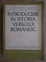 L. Galdi - Indroducere in istoria versului romanesc